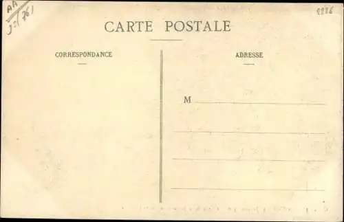 Ak Rouen Seine Maritime, 31 Janvier 1910, Le Cours la Reine, Hochwasser, Seine