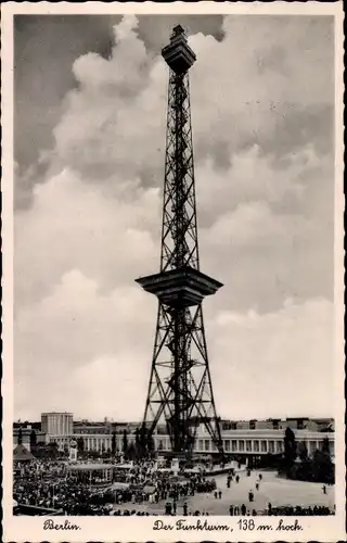 Ak Berlin Charlottenburg Westend, Der Funkturm