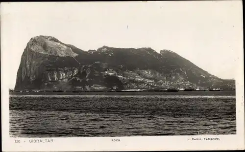 Ak Gibraltar, Rock, Felsen, Meer