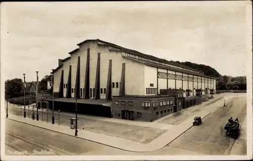 Ak Stuttgart in Württemberg, Stadthalle