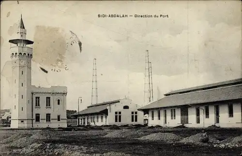 Ak Bizerte Ferryville Tunesien, Arsenal de Sidi Abdallah, Direction du Port, Hafenverwaltung