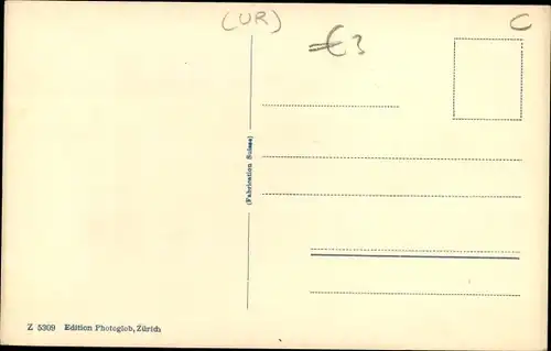 Ak Bürglen Kt. Uri Schweiz, Dorf, Totalansicht, Berge