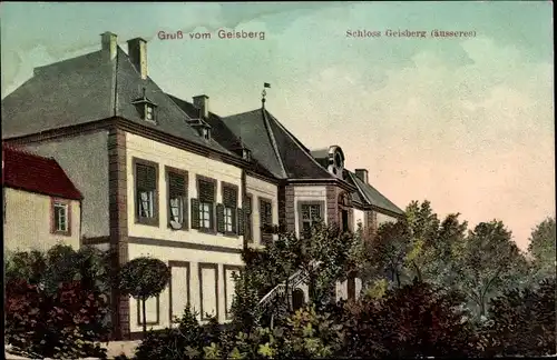 Ak Geisberg Wissembourg Weißenburg Elsass Bas Rhin,  Schloss Geisberg