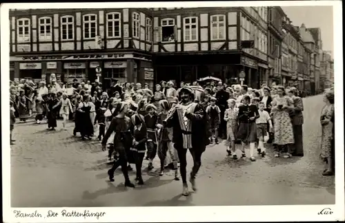 Ak Hameln an der Weser Niedersachsen, Rattenfänger von Hameln