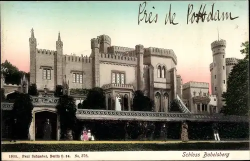 Ak Babelsberg Potsdam in Brandenburg, Schloss Babelsberg