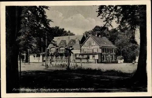 Ak Elberfeld Wuppertal, Park Restaurant Freudenberg, Außenansicht, Inh. Andreas Hermann