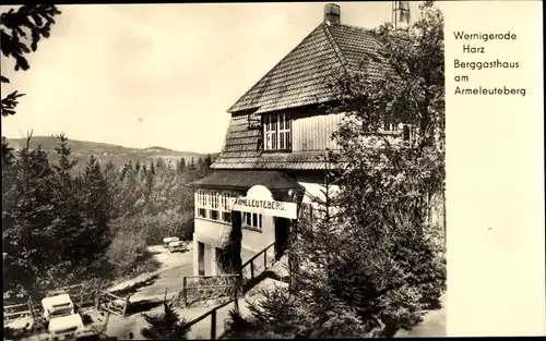 Ak Wernigerode am Harz, Berggasthaus am Armeleuteberg