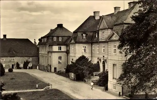 Ak Karlsburg Krs. Greifwald, ehem. Schloss, Institut für Diabetes "Gerhardt Katsch"