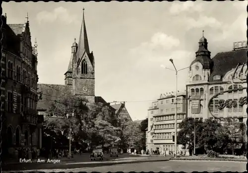 Ak Erfurt in Thüringen, am Anger