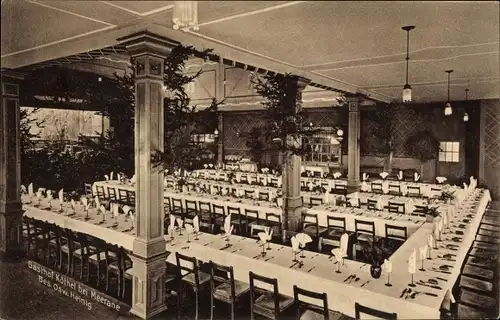 Ak Meerane in Sachsen, Gasthof Köthel, Festsaal