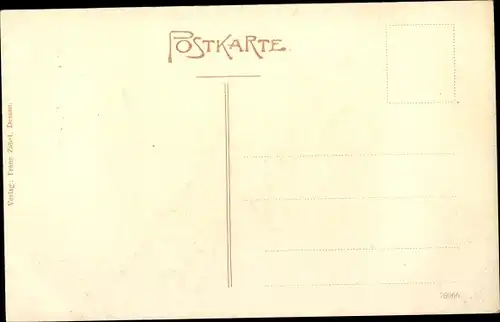 Ak Dessau in Sachsen Anhalt, Blick auf den Weißen Bogen im Georgium , Torbogen