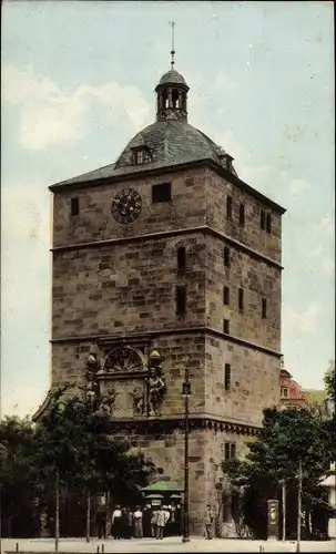 Ak Leipzig, Weltausstellung für Buchgewerbe und Graphik, 1914, Turm von Alt-Heidelberg