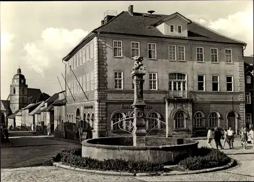 Ak Eisfeld in Thüringen, Platz des Friedens