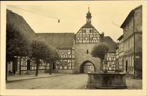 Ak Heldburg in Thüringen, Unteres Tor