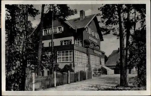 Ak Lychen in der Uckermark, FDGB Ferienheim Seeheim