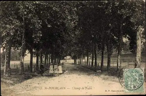 Ak Saint Pourçain sur Sioule Allier, Champ de Foire