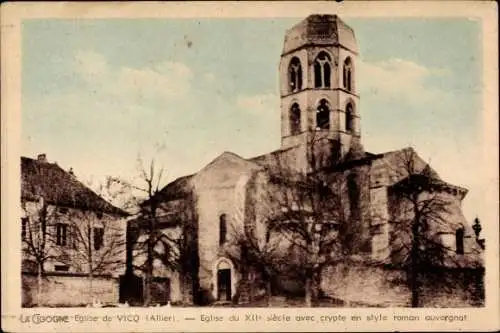 Ak Vicq Allier, Kirche