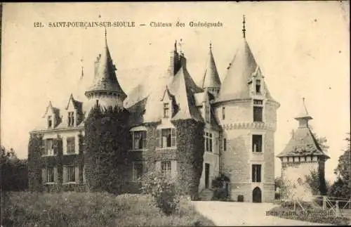 Ak Saint Pourçain sur Sioule Allier, Château des Guénégauds