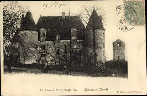 Ak Saint Pourçain sur Sioule Allier, Château de Chareil