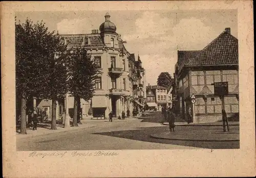 Ak Hamburg Bergedorf, Große Straße