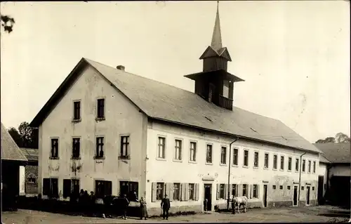 Foto Ak Elterlein im Erzgebirge, Blick auf ein Gebäude