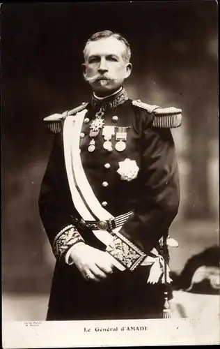 Ak Le General d'Amade, Portrait, Uniform, Heerführer