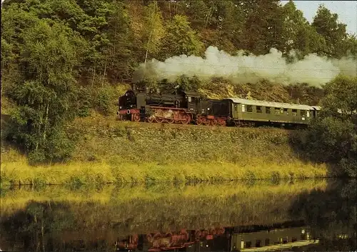 Ak Museumslokomotive 381182 im Elstertal bei Neumühle