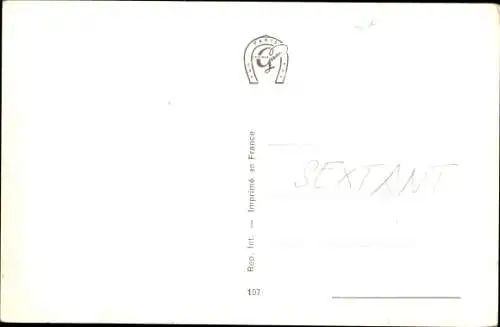 Künstler Ak Mauzan, Französische Seeleute, Steuerrad, Sextant
