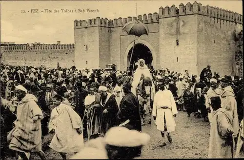Ak Fès Fez Marokko, Féte des Tolbas á Bab Fetouh