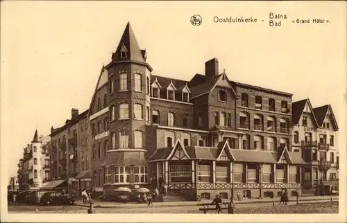 Ak Oostduinkerke Koksijde Westflandern, Grand Hôtel