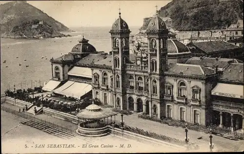 Ak Donostia San Sebastian Baskenland, el Gran Casino
