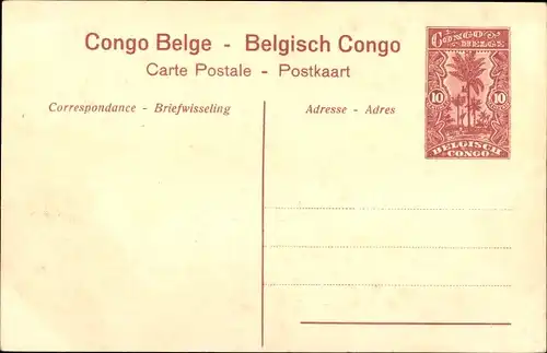 Ak Congo Belge DR Kongo Zaire, Indigènes se rendant à bord d'un Steamer pour vendre leurs produits