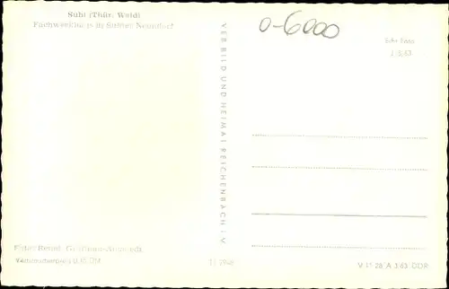 Ak Suhler Neundorf Suhlerneundorf Suhl in Thüringen, Fachwerkhaus