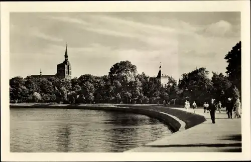 Ak Stralsund a.d. Ostsee, Ernst-Thälmann-Ufer