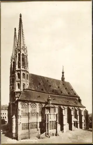 Ak Görlitz in der Lausitz, Peterskirche, Außenansicht