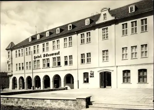 Ak Prenzlau in der Uckermark, Hotel Uckermark, Fassade