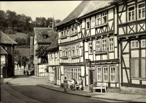 Ak Stolberg im Harz, Betriebsferienheim Stolberger Hof, Fachwerkhaus