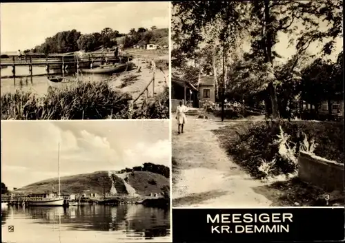 Ak Meesiger Mecklenburg Vorpommern, Strand, Gaststätte Gravelotte am Kummerower See