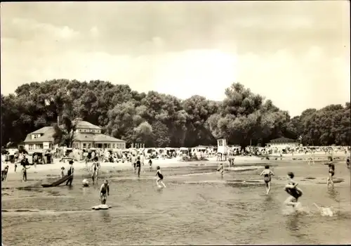 Ak Ueckermünde in Mecklenburg Vorpommern, Strandpartie