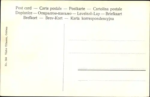 Ak Capellen Kapellen Stolzenfels Koblenz am Rhein, Teilansicht