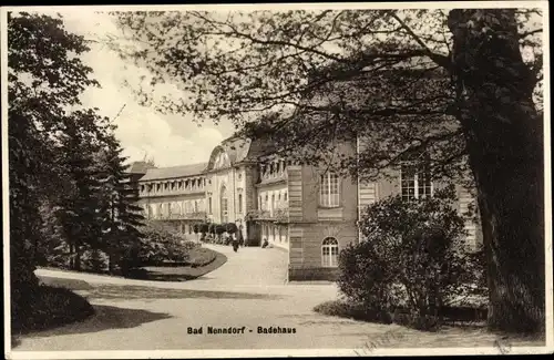 Ak Bad Nenndorf an der Weser, Badehaus