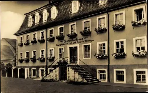 Ak Neudietendorf in Thüringen, Zinzendorfhaus, Tagungsheim der Thür. ev.-luth. Kirche, Brüdergemeine