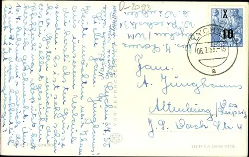 Ak Lychen in der Uckermark, Fürstenberger Straße