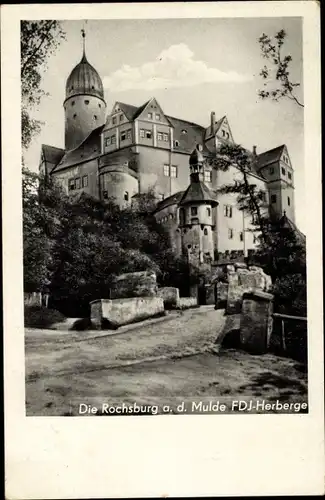 Ak Rochsburg Lunzenau in Sachsen, FDJ Herberge