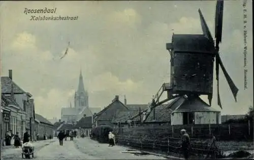 Ak Roosendaal Nordbrabant Niederlande, Kalsdonkschestraat, Molen