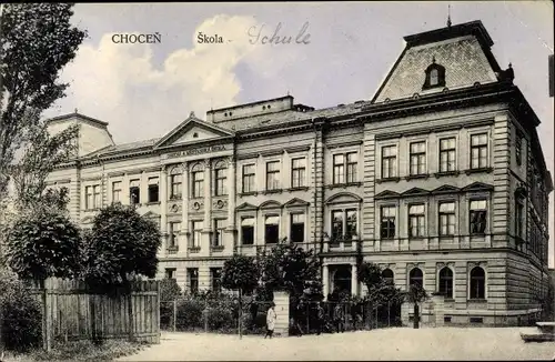 Ak Choceň Chotzen Region Pardubice, Skola, Schule