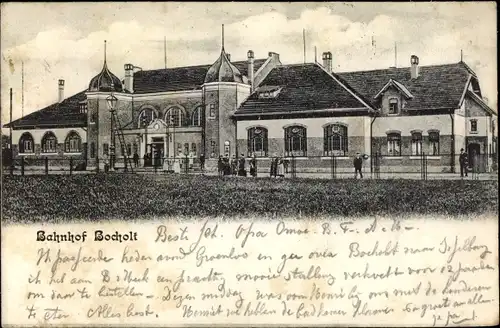 Ak Bocholt im Münsterland, Bahnhof