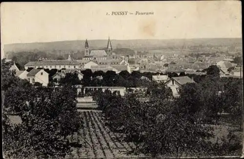 Ak Poissy Yvelines, Panorama