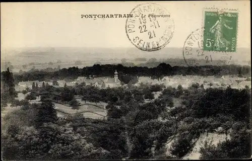 Ak Jouars-Pontchartrain Yvelines, Panorama
