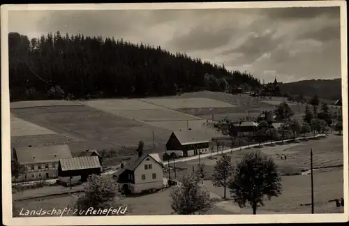 Ak Rehefeld Zaunhaus Altenberg Osterzgebirge, Panorama vom Ort